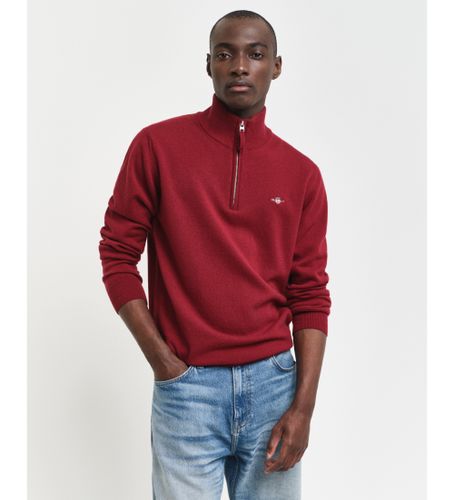 Til mænd. 87213 Meget fin fåreuldstrøje med halv lynlås (XXL), Casual, Bomuld - Gant - Modalova