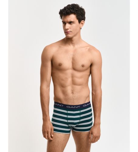 Til mænd. 902433023 Sæt med 3 grønstribede boxershorts (M), Casual, Afslappet, Bomuld - Gant - Modalova