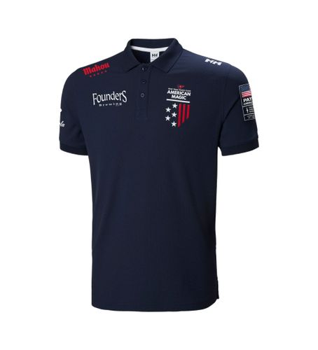 Til mænd. 50982 Riftline navy polo shirt (S), Casual, Sport, Multisport, Polyester, Korte ærmer, Blå - Helly Hansen - Modalova