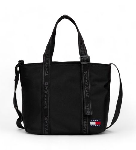 Til kvinder. AW0AW16277 Essential tote bag med inskription (OSFA), Casual, Polyester - Tommy Hilfiger - Modalova