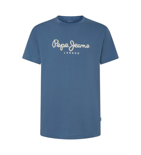 Til mænd. PM509428 Abel T-shirt (S), Casual, Korte ærmer, Økologisk bomuld, Bæredygtig - Pepe Jeans - Modalova