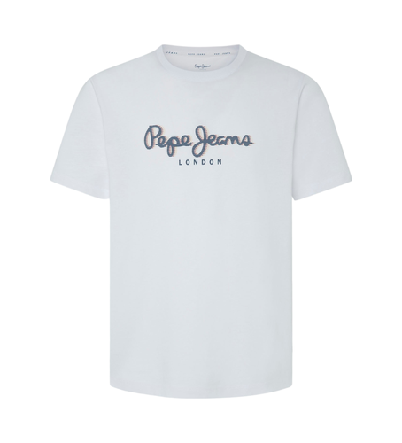 Til mænd. PM509428 Abel T-shirt (XS), Casual, Korte ærmer, Økologisk bomuld, Bæredygtig - Pepe Jeans - Modalova