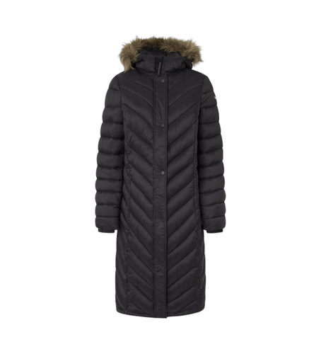 Til kvinder. PL402440 Babs Lang jakke Babs Lang (XS), Casual, Nylon - Pepe Jeans - Modalova