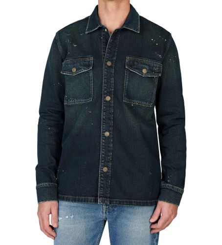 Til mænd. PM308770 Bart navy skjorte (S), Casual, Bomuld, Lange ærmer - Pepe Jeans - Modalova