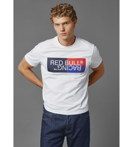 Til mænd. RM500001 t-shirt med logotryk (S), Casual, Bomuld, Korte ærmer - Red Bull Racing x Pepe Jeans - Modalova