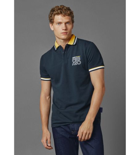 Til mænd. RM540003 Poloshirt med vævet piqué i stretch (S), Casual, Bomuld, Korte ærmer - Red Bull Racing x Pepe Jeans - Modalova