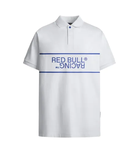 Til mænd. RM540004 poloshirt med logotryk (M), Casual, Bomuld, Korte ærmer - Red Bull Racing x Pepe Jeans - Modalova