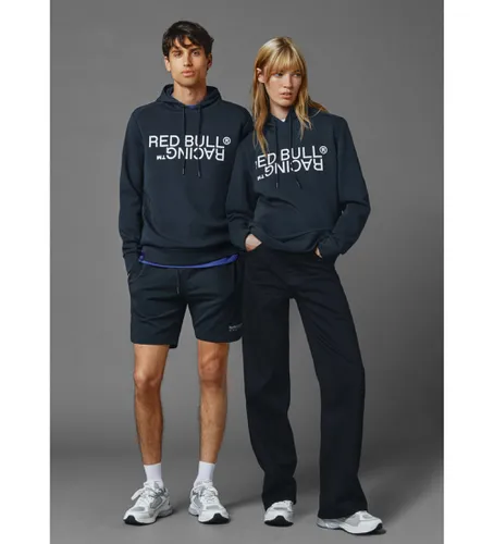 Unisex. RU580001 Unisex sweatshirt med hætte navy (S), Casual, Bomuld, Blå - Red Bull Racing x Pepe Jeans - Modalova