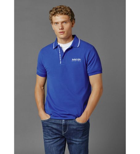 Til mænd. RM540001 Vævet piqué-polo i stretch (S), Casual, Bomuld, Korte ærmer - Red Bull Racing x Pepe Jeans - Modalova