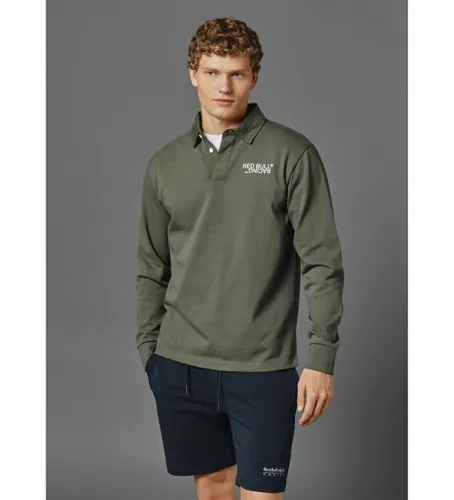 Til mænd. RM540012 Langærmet rugby-polo (S), Casual, Bomuld, Lange ærmer - Red Bull Racing x Pepe Jeans - Modalova