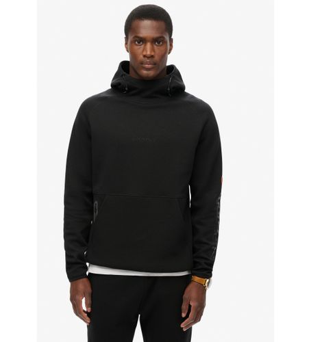Til mænd. M2013728A Løstsiddende sweatshirt med hætte og Tech-logo (XXL), Casual, Bomuld - Superdry - Modalova