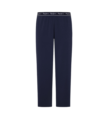 Til mænd. PMU20036 Ensfarvede navy pyjamasbukser (XL), Afslappet, Bomuld, Bæredygtig - Pepe Jeans - Modalova