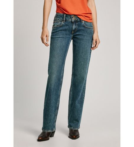 Til kvinder. PL204848HW7 Jeans lige (27/30), Casual, Bomuld, Denim, Bæredygtig - Pepe Jeans - Modalova