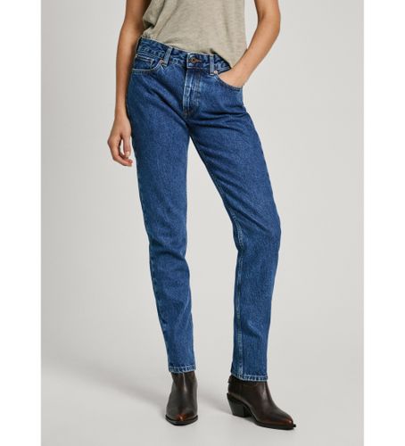 Til kvinder. PL204730CT9 Lige jeans Mw (26/28), Casual, Bomuld, Denim, Bæredygtig - Pepe Jeans - Modalova