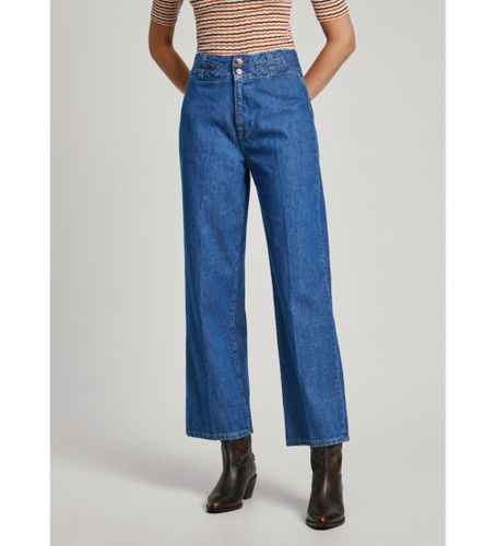 Til kvinder. PL204833 Jeans lige Uhw Tailor (24/28), Casual, Bomuld, Denim, Bæredygtig - Pepe Jeans - Modalova