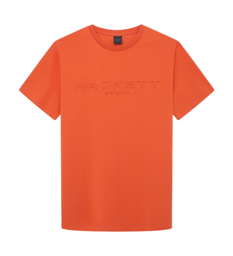 Til mænd. HM500829 Hs præget T-shirt (M), Casual, Bomuld, Korte ærmer - Hackett London - Modalova