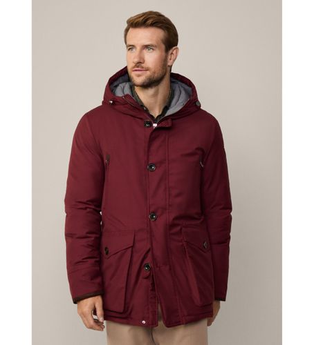 Til mænd. HM403226 Maroon Lisa Parka (L), Casual, Rødbrun, Polyester - Hackett London - Modalova