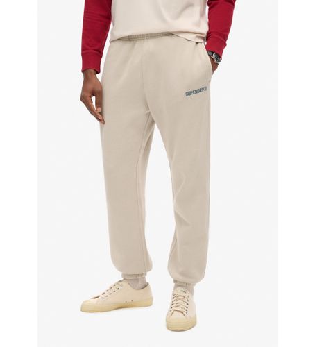 Til mænd. M7011144A Joggingbukser med mikrologo-tryk (XL), Casual, Sport, Bomuld, Multisport - Superdry - Modalova