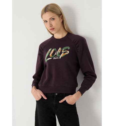 Til kvinder. 464602588 Sweatshirt uden hætte med raglanærmer (XS), Casual, Bomuld - Lois Jeans - Modalova
