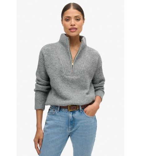 Til kvinder. W6110554A Halv pullover (S), Casual, Bomuld - Superdry - Modalova