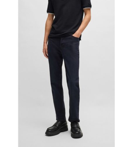 Til mænd. 50524239 Navy jeans med konisk snit (29/32), Casual, Bomuld, Denim - BOSS - Modalova