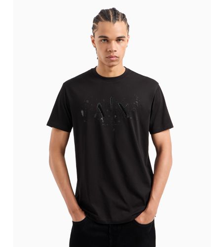 Til mænd. XM000062AF10356UC001 Klassisk T-shirt (M), Casual, Bomuld, Korte ærmer - Armani Exchange - Modalova