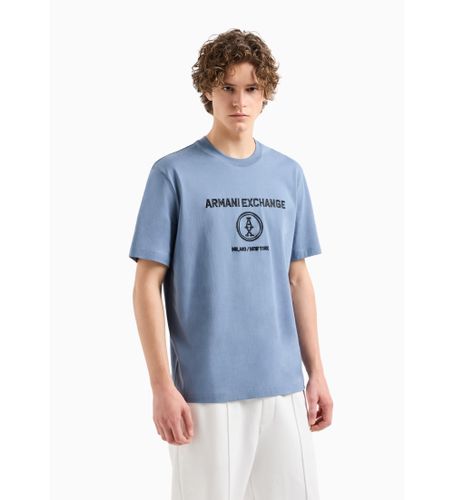 Til mænd. 6DZTLCZJ9JZ15DU kortærmet t-shirt (L), Casual, Bomuld, Korte ærmer - Armani Exchange - Modalova