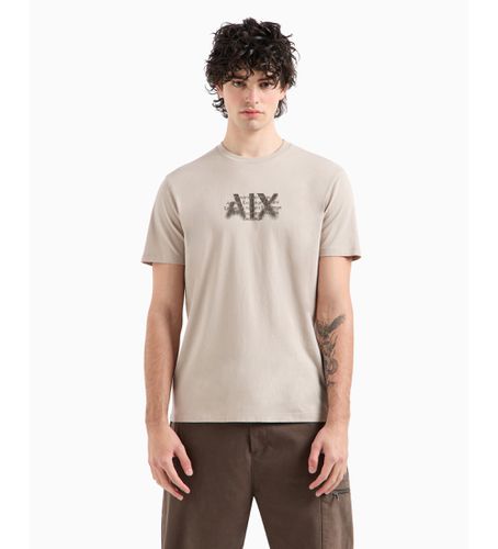 Til mænd. 6DZTHHZJH4Z17AB Regular fit T-shirt med urbant militærlogo i ASV-bomuld (L), Casual, Korte ærmer - Armani Exchange - Modalova