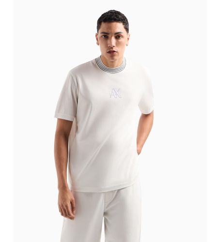 Til mænd. 6DZTJCZJ9AZ1116 Kortærmet bomuldsstrik-T-shirt (L), Casual, Korte ærmer - Armani Exchange - Modalova