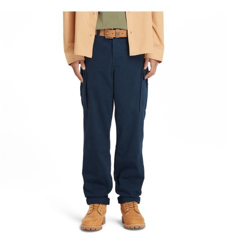 Til mænd. TB0A5TVY4331 Brookline Twill cargo-bukser navy (28/32), Casual, Økologisk bomuld, Bæredygtig - Timberland - Modalova