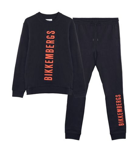 Til mænd. BMF0660 Sportstøj med marine-logo (S), Casual, Bomuld, Multisport - Bikkembergs - Modalova
