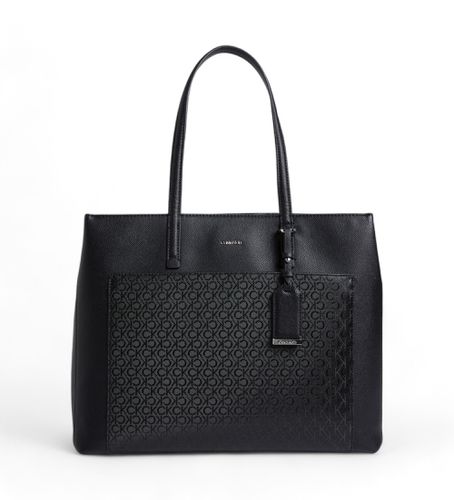 Til kvinder. K60K612774 Tote bag med logo, (OSFA), Casual, Polyuretan - Calvin Klein - Modalova