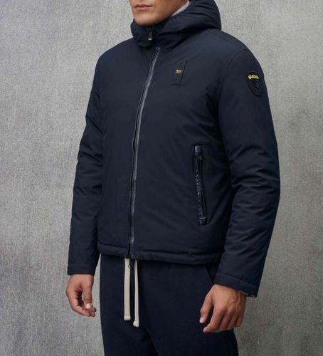 Til mænd. 24WBLUC06054 Ballard neopren vendbar jakke navy (S), Casual, Polyester - Blauer - Modalova