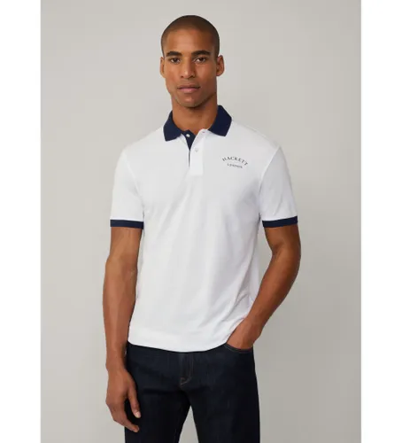 Til mænd. HM563421 Heritage polo shirt (XL), Casual, Bomuld, Korte ærmer - Hackett London - Modalova