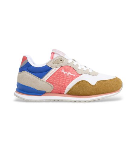Til kvinder/piger. PGS40017 London Print flerfarvede træningssko (34), Fast, Blonder, Casual, , børnetøj - Pepe Jeans - Modalova