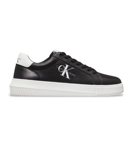Til mænd. YM0YM00681 Chunky Cupsole Mono sorte lædersko (43), Fast, Blonder, Casual - Calvin Klein Jeans - Modalova