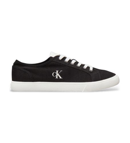 Til mænd. YM0YM01209 Lavprofil-træningssko i lærred, (40), Fast, Blonder, Casual - Calvin Klein Jeans - Modalova