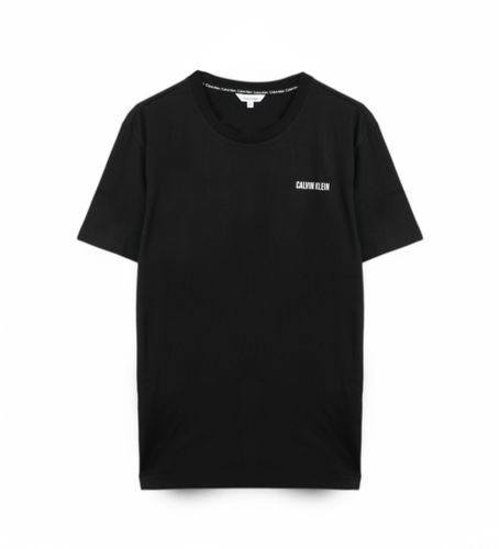 Til mænd. KM0KM01146 T-shirt med rund hals, (L), Casual, Korte ærmer, Økologisk bomuld, Bæredygtig - Calvin Klein Jeans - Modalova