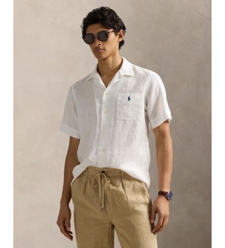 Til mænd. 710966421007 Classic Fit hørskjorte (S), Casual, Linned, Korte ærmer - Polo Ralph Lauren - Modalova