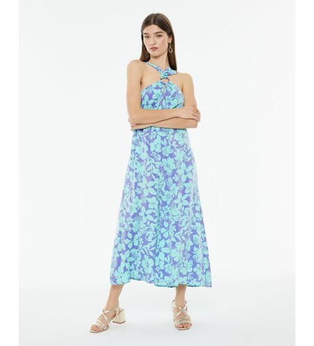 Til kvinder. V25VE334 festkjole med blomsterprint (L), Casual, Viscose, Uden ærmer/stropper - SYSTEM ACTION - Modalova