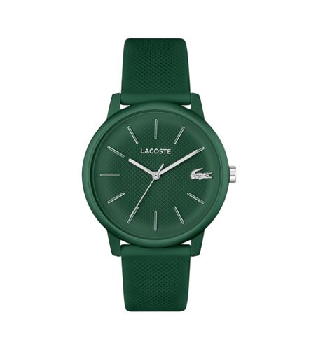 Til mænd. 2011238 Silikoneur 12.12 Move med tre grønne visere (OSFA), Casual, BH, Aluminium - Lacoste - Modalova
