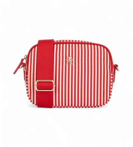 Til kvinder. AW0AW17231 Stribet skuldertaske (OSFA), , Casual, Polyester - Tommy Hilfiger - Modalova