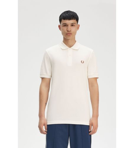 Til mænd. M6000 Polo Plain M6000 off-white (S), , Casual, Bomuld, Korte ærmer - Fred Perry - Modalova