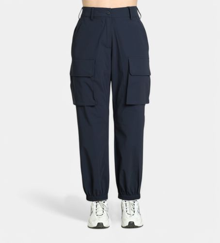 Til kvinder. DP1612W-RETY20 Cargo-bukser Gosy navy (M), Casual, Bæredygtig, Genanvendt nylon - Save The Duck - Modalova