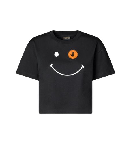 Til kvinder. DT1206W-BESY20 Gilma T-shirt (M), Casual, Bomuld, Korte ærmer - Save The Duck - Modalova