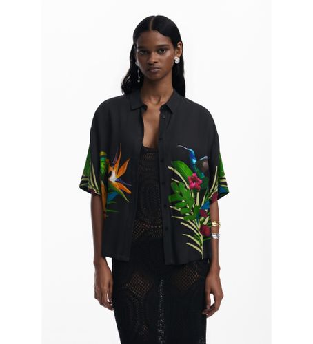 Til kvinder. 25SWCW39 Artemis skjorte (M), Casual, Bomuld, Korte ærmer - Desigual - Modalova