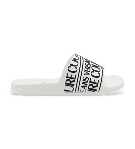 Til mænd. 78YA3SQ1-71352 flip-flops med logo på vristen (39), Fast, Ingen, Casual, Badetøj - Versace Jeans Couture - Modalova