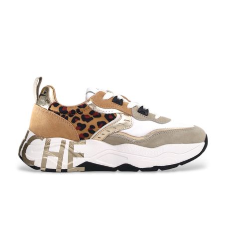 Til kvinder. 2017475 Brune Club 105 -sneakers (36), Fast, 1-3 cm, Blonder, Casual, Dyreprint - Voile blanche - Modalova