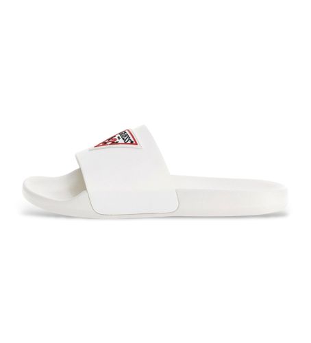 Til mænd. FMJTOTELL19 Flip-flops med hvidt logo (42), Fast, Ingen, Casual, Badetøj - Guess - Modalova