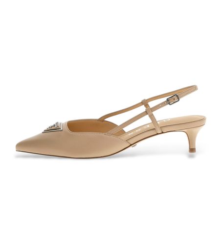 Til kvinder. FLPJESLEA05 Jesson lædersko (37), 1-3 cm, Spænder, Casual, Party, Gråt - Guess - Modalova